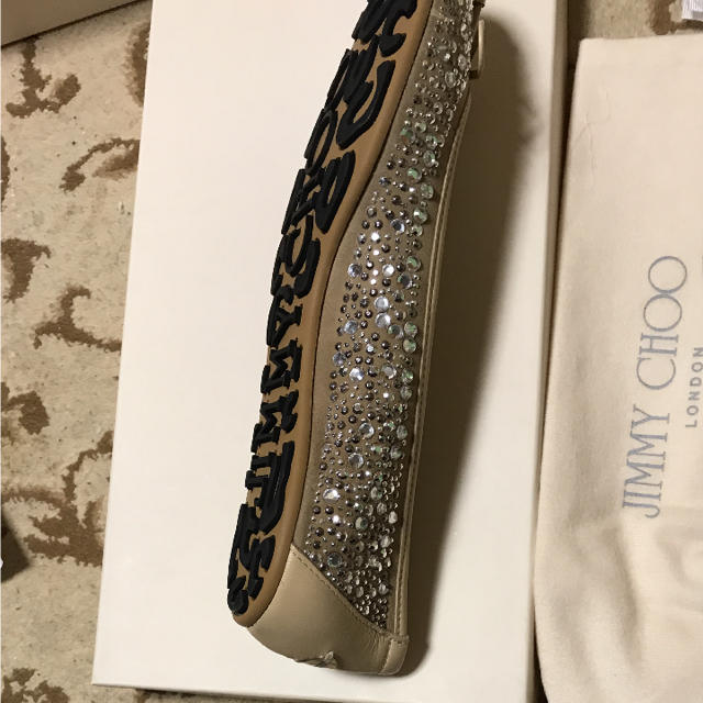 JIMMY CHOO(ジミーチュウ)のジミー チュウ フラットシューズ レディースの靴/シューズ(ハイヒール/パンプス)の商品写真