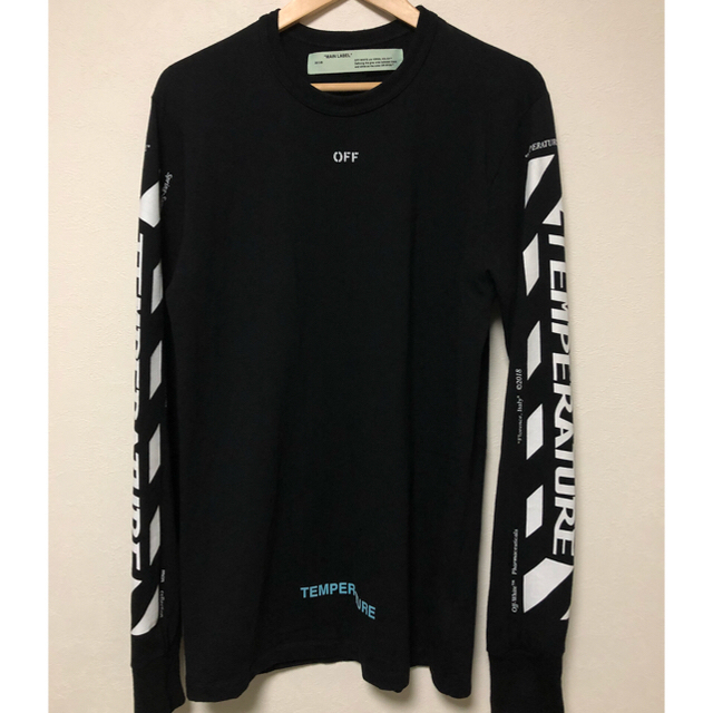 OFF-WHITE(オフホワイト)の【最安値】off-white 2018ss TEMPERATURE 国内正規 メンズのトップス(Tシャツ/カットソー(七分/長袖))の商品写真