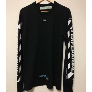 オフホワイト(OFF-WHITE)の【最安値】off-white 2018ss TEMPERATURE 国内正規(Tシャツ/カットソー(七分/長袖))