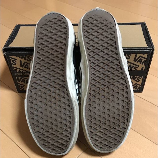 VANS(ヴァンズ)のレザースリッポン【バンズカルフォルニア激レア】値下げ！ メンズの靴/シューズ(スニーカー)の商品写真