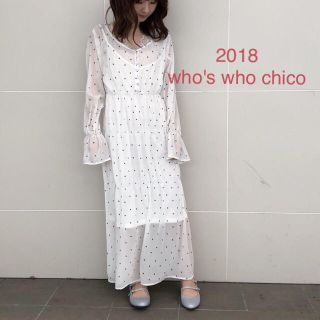 フーズフーチコ(who's who Chico)の最新作❁﻿フーズフーチコ ドットティアード ワンピース(ロングワンピース/マキシワンピース)