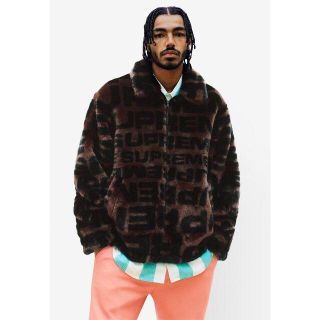 Supreme - M Supreme Faux Fur Repeater Bomber Brownの通販 by