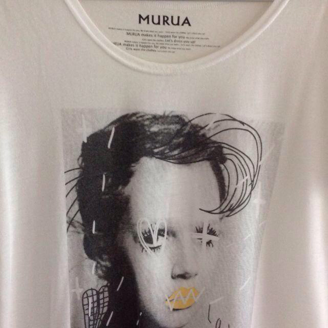 MURUA(ムルーア)のMURUA★プリントTシャツ レディースのトップス(Tシャツ(半袖/袖なし))の商品写真