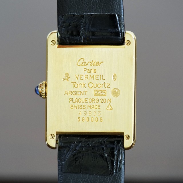 Cartier(カルティエ)の美品 カルティエ マスト タンク アイボリー LM Cartier メンズの時計(腕時計(アナログ))の商品写真