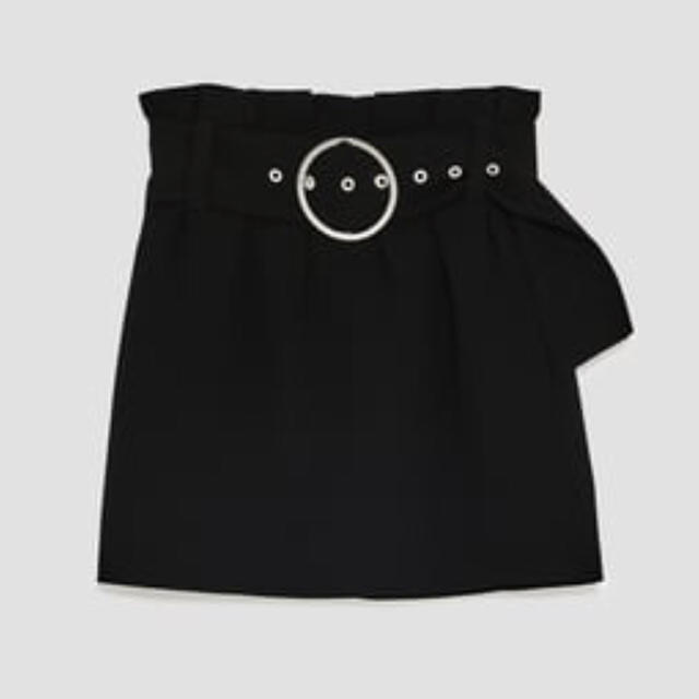 ZARA(ザラ)のZARA バックル付きミニスカート レディースのスカート(ミニスカート)の商品写真