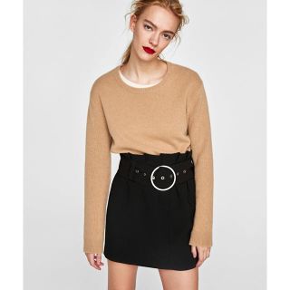 ザラ(ZARA)のZARA バックル付きミニスカート(ミニスカート)