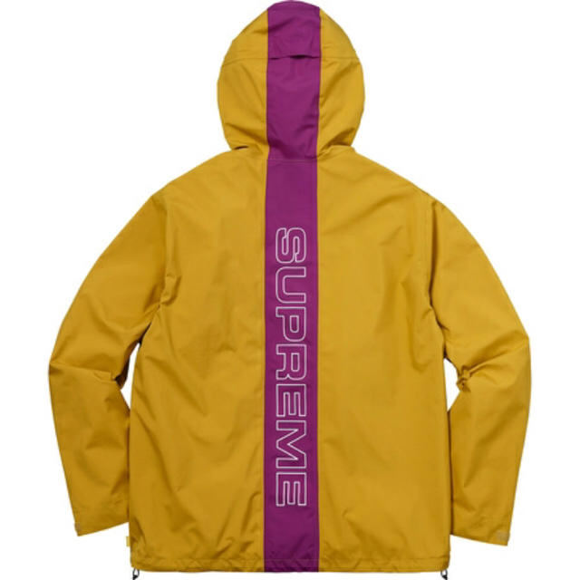 Supreme(シュプリーム)のSupreme 18SS Taped Seam Jacket GOLD納品書 メンズのジャケット/アウター(ナイロンジャケット)の商品写真