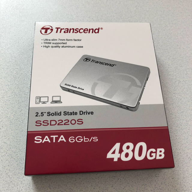 Transcend(トランセンド)のTranscend SSD 480GB  【砂糖様 専用】 スマホ/家電/カメラのPC/タブレット(PCパーツ)の商品写真