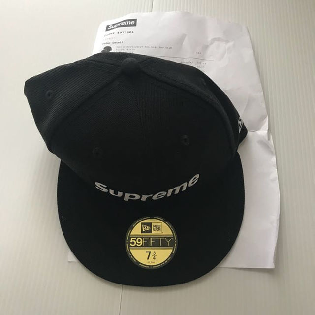 メンズ7 3/4 Supreme Playboy Cap Newera 黒