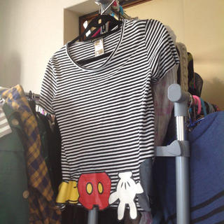フラボア(FRAPBOIS)のミッキーtシャツ(Tシャツ(半袖/袖なし))