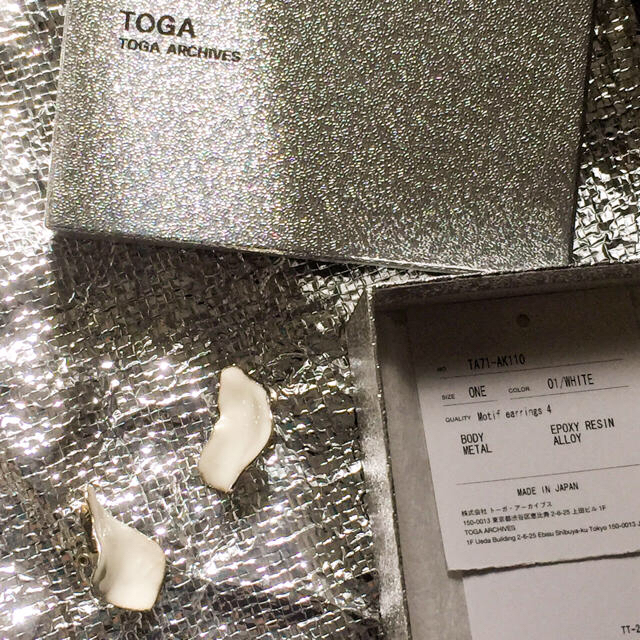 TOGA(トーガ)のTOGA 17SS完売モチーフイヤリング レディースのアクセサリー(イヤリング)の商品写真