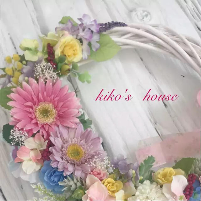 春のリースブーケ ラプンツェルイメージの通販 by kiko's house｜ラクマ