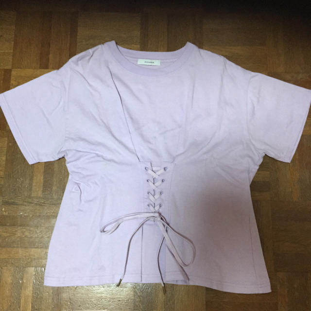 JEANASIS(ジーナシス)のJEANASIS コルセットプルオーバー レディースのトップス(Tシャツ(半袖/袖なし))の商品写真