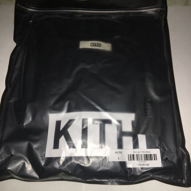 KITH ロゴT ロゴ Tシャツ L 黒