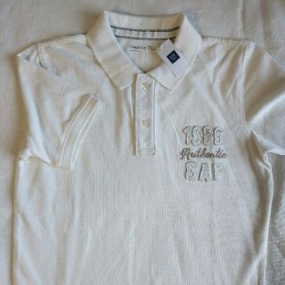 ギャップキッズ(GAP Kids)のGap Kids ポロシャツ半袖白 150cm(Tシャツ/カットソー)