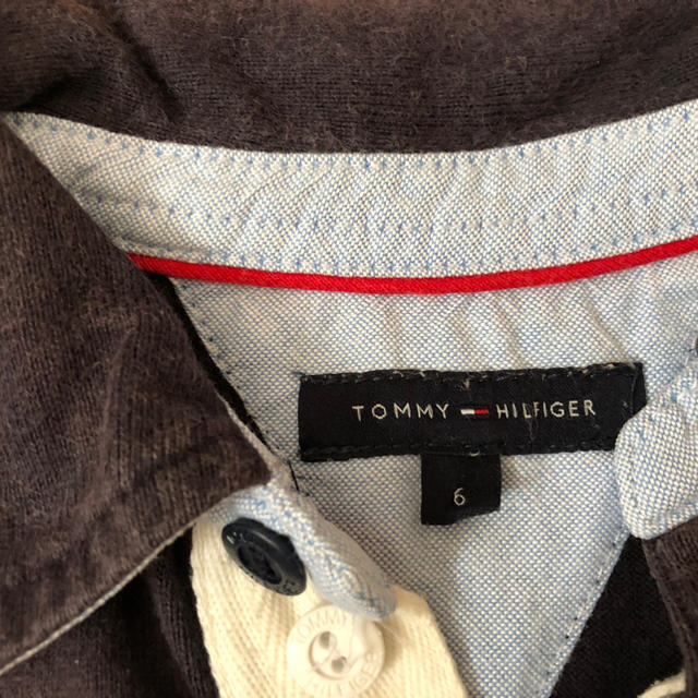TOMMY HILFIGER(トミーヒルフィガー)の長袖ラガーシャツ キッズ/ベビー/マタニティのキッズ服男の子用(90cm~)(ジャケット/上着)の商品写真