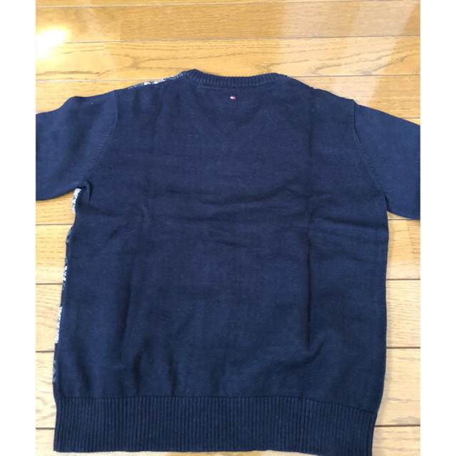 TOMMY HILFIGER(トミーヒルフィガー)のVネックセーター キッズ/ベビー/マタニティのキッズ服男の子用(90cm~)(ニット)の商品写真