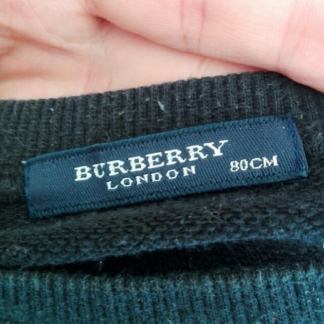 BURBERRY(バーバリー)のバーバリー　トレーナー　80cm キッズ/ベビー/マタニティのベビー服(~85cm)(トレーナー)の商品写真