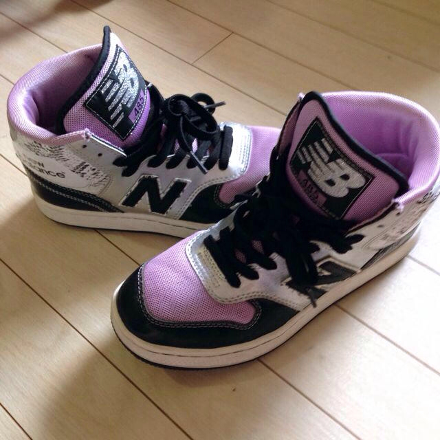 New Balance - NewBalanceハイカットスニーカーの通販 by lee's New Balance - NewBalanceハイカットスニーカーの通販 by lee's
