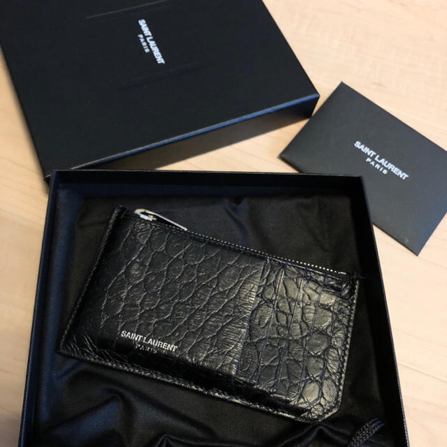 Saint Laurent - サンローラン♡カードケース コインケース クロコの