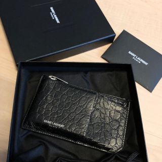 Saint Laurent - サンローラン♡カードケース コインケース クロコの