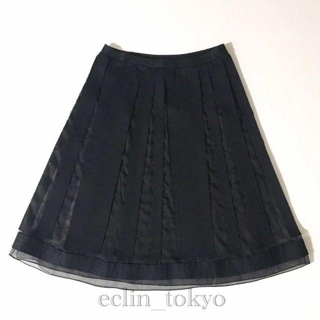 シャネル 2006年コレクション プリーツ デザイン スカート 34 E588 1