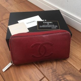 シャネル(CHANEL)のCHANEL キャビアスキン長財布(財布)