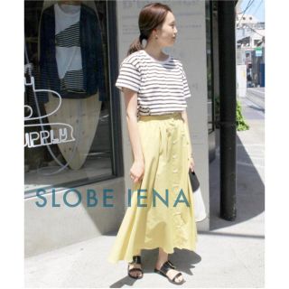 スローブイエナ(SLOBE IENA)のSLOBE IENA コットン ボーダー Tシャツ ブラウン (Tシャツ(半袖/袖なし))