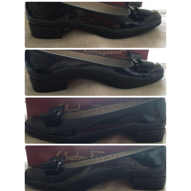 Salvatore Ferragamo(サルヴァトーレフェラガモ)のフェラガモ  ヴァラ  黒 7C レディースの靴/シューズ(ハイヒール/パンプス)の商品写真