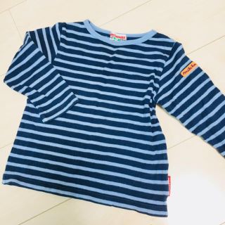 ミキハウス(mikihouse)のミキハウス ボーダー カットソー 100cm(Tシャツ/カットソー)