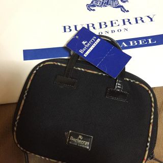 バーバリーブルーレーベル(BURBERRY BLUE LABEL)のバーバリー ミニ 整理バッグ  未使用(ポーチ)