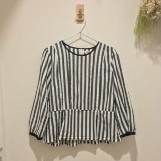 フェリシモ(FELISSIMO)の【フェリシモ　NUSY】オフィスにピッタリ♡ストライプシャツ(シャツ/ブラウス(長袖/七分))