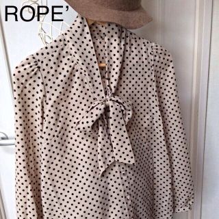 ロペピクニック(Rope' Picnic)のROPE’＊ドット柄ブラウス(シャツ/ブラウス(長袖/七分))