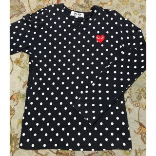 コムデギャルソン(COMME des GARCONS)のCOMME des GARÇONS PLAY ドットTシャツ(Tシャツ(長袖/七分))