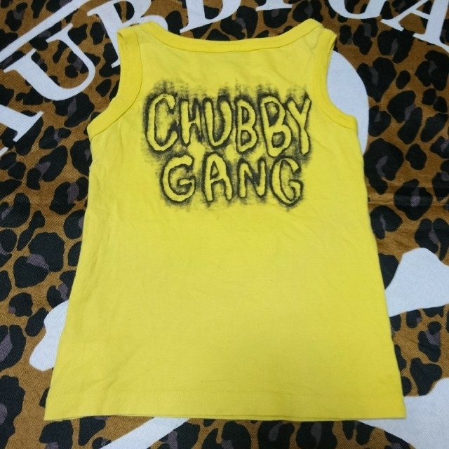 CHUBBYGANG(チャビーギャング)のCHUBBY GANG タンクトップ 黄色地 110cm キッズ/ベビー/マタニティのキッズ服男の子用(90cm~)(Tシャツ/カットソー)の商品写真