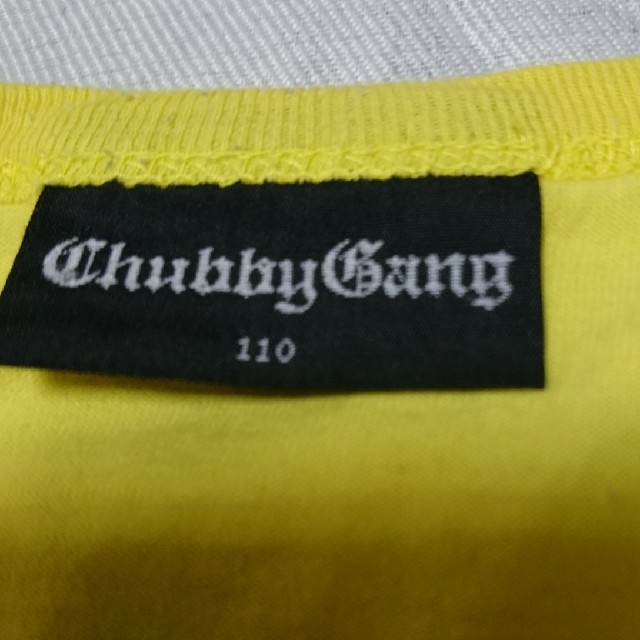CHUBBYGANG(チャビーギャング)のCHUBBY GANG タンクトップ 黄色地 110cm キッズ/ベビー/マタニティのキッズ服男の子用(90cm~)(Tシャツ/カットソー)の商品写真