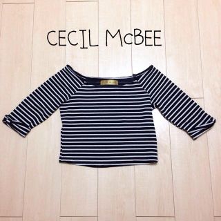 セシルマクビー(CECIL McBEE)のCECIL McBEE ボーダーtops(カットソー(長袖/七分))