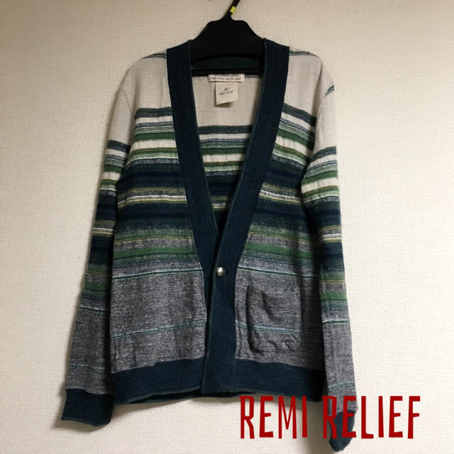 REMI RELIEF(レミレリーフ)のレミレリーフカーディガン メンズのトップス(カーディガン)の商品写真