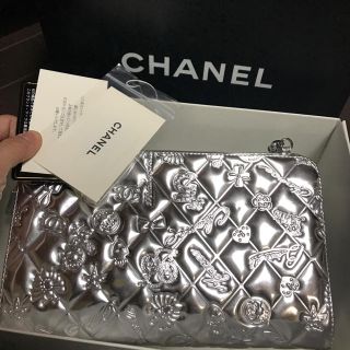 シャネル(CHANEL)の本物 CHANEL アイコン バッグ チェーンショルダー シルバー(ハンドバッグ)