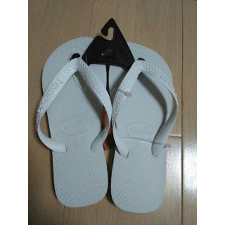 ハワイアナス(havaianas)のハワイアナス ビーチサンダル　ホワイト(ビーチサンダル)