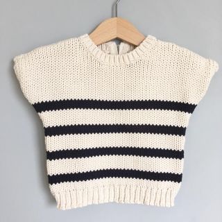 ベビーギャップ(babyGAP)のbaby GAP 90cm ボーダーコットンニット (ニット)