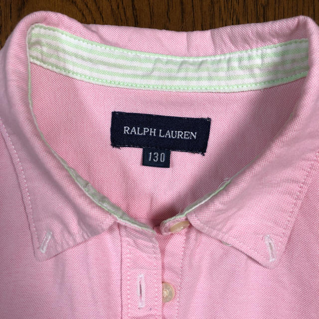 Ralph Lauren(ラルフローレン)のラルフローレン ボタンダウン130 キッズ/ベビー/マタニティのキッズ服女の子用(90cm~)(Tシャツ/カットソー)の商品写真