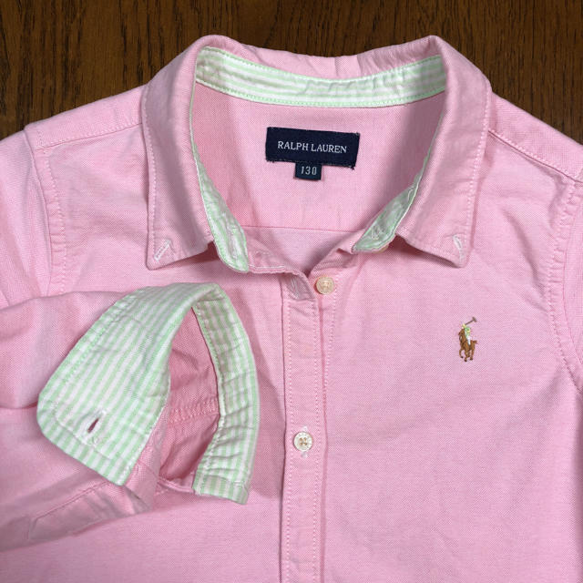 Ralph Lauren(ラルフローレン)のラルフローレン ボタンダウン130 キッズ/ベビー/マタニティのキッズ服女の子用(90cm~)(Tシャツ/カットソー)の商品写真