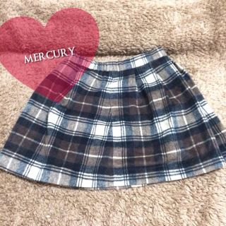 マーキュリーデュオ(MERCURYDUO)のMERCURY♥︎チェックミニスカート(ミニスカート)