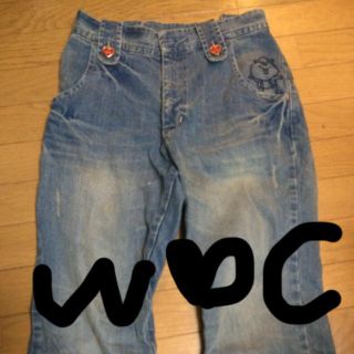 ダブルシー(wc)のw♡c くまたんジーンズ(デニム/ジーンズ)