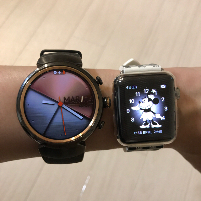 ASUS(エイスース)のASUS ZenWatch 3 ガンメタル・スマートウォッチ メンズの時計(腕時計(デジタル))の商品写真