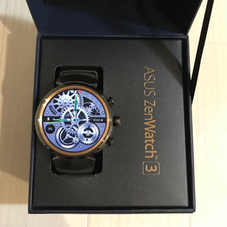 エイスース(ASUS)のASUS ZenWatch 3 ガンメタル・スマートウォッチ(腕時計(デジタル))