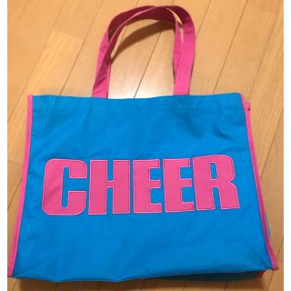 チアー(CHEER)のCHEER トートバッグ 青 ピンク　ブルー(トートバッグ)