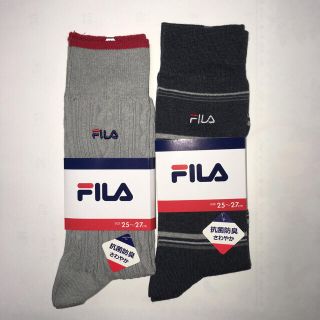 フィラ(FILA)の【新品】FILA メンズ 靴下2足セット 男性用 25〜27cm ソックス(ソックス)