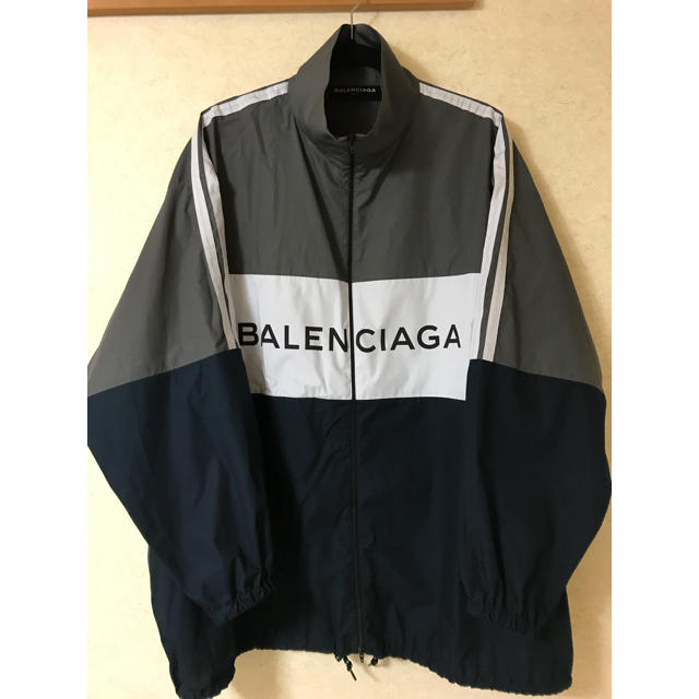 ロゴ トラックジャケット ナイロンジャケット BALENCIAGAロゴ